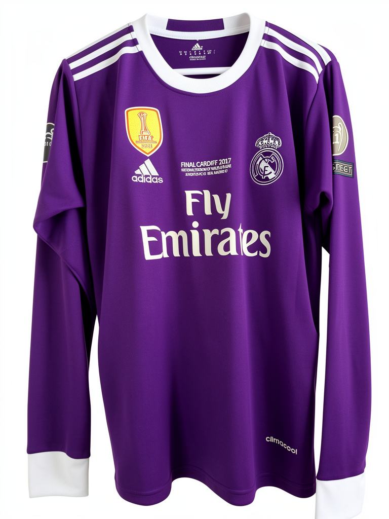 Camiseta retro Real Madrid manga larga - Final de Champions 16/17