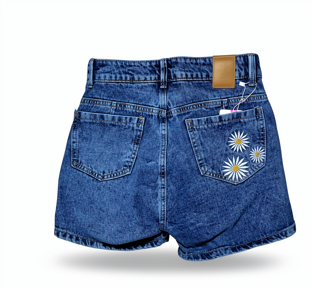 Falda short estampada