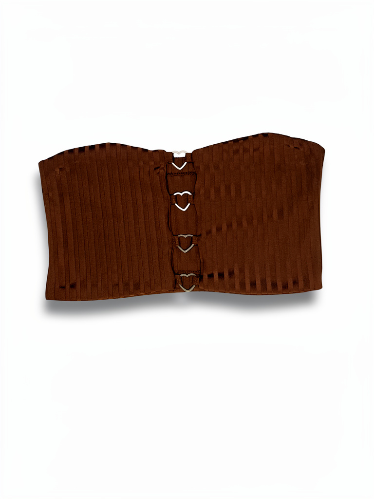 Crop top corazones