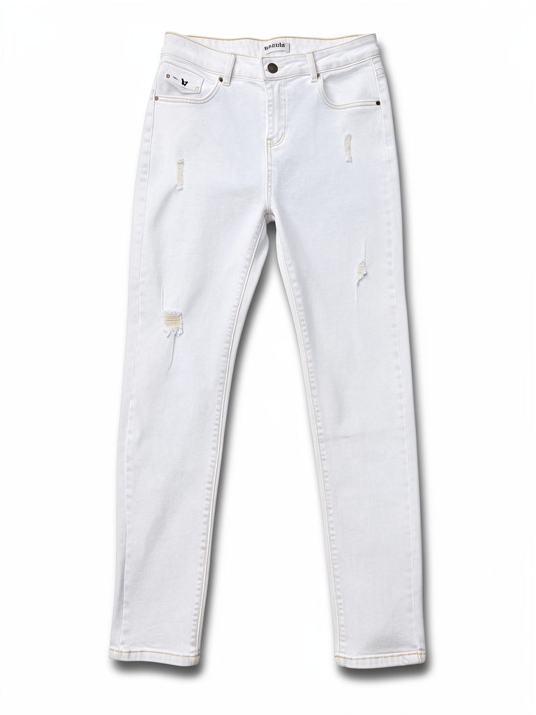 Pantalon boteli blanco