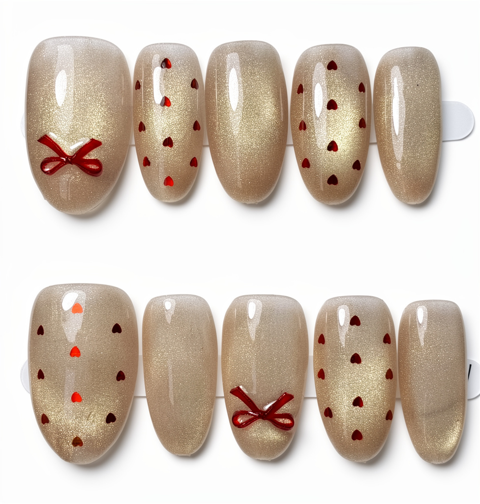 Cat eye corazones