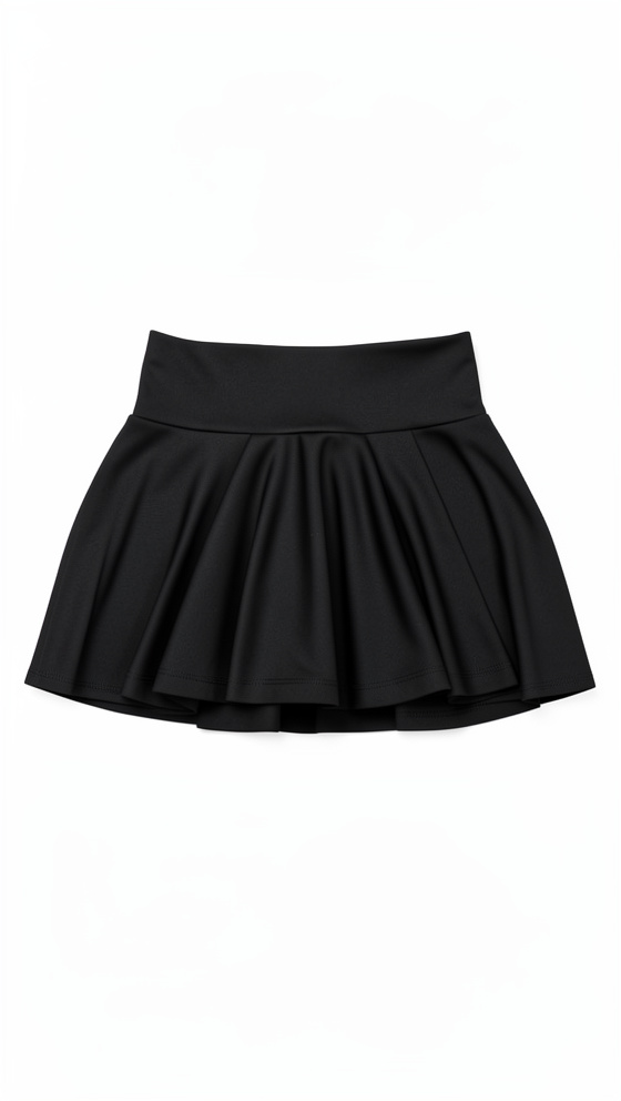 POLLERA NEGRA LYCRA