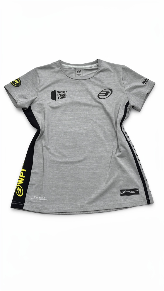 Remera Bullpadel MujerGris Medio Vigore