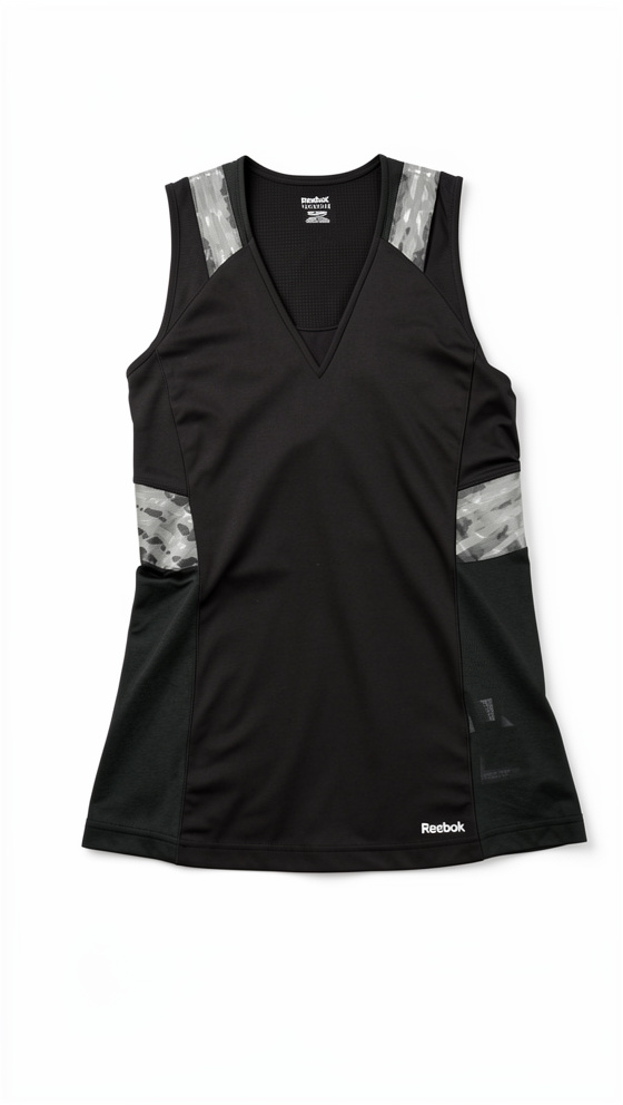 MUSCULOSA REEBOK NEGRA/GRIS