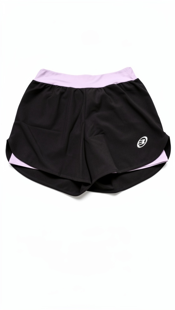 SHORT BULLPADEL NEGRO/LILA