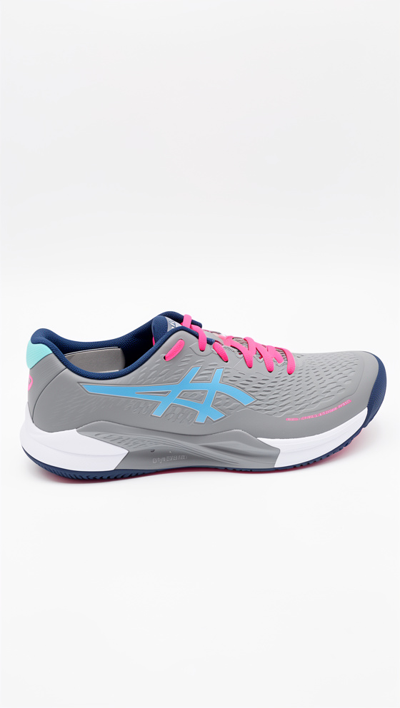 Asics Gel Challenger padel gris. rosa