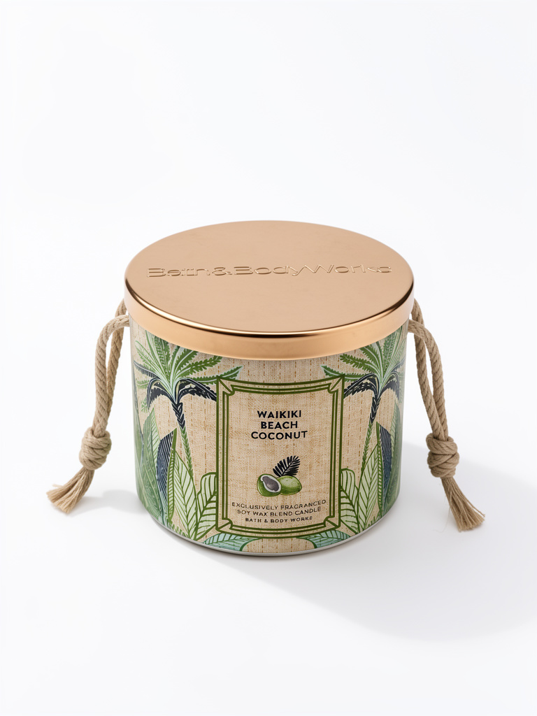 BATH AND BODY WAIKIKI BEACH COCONUT CANDLE