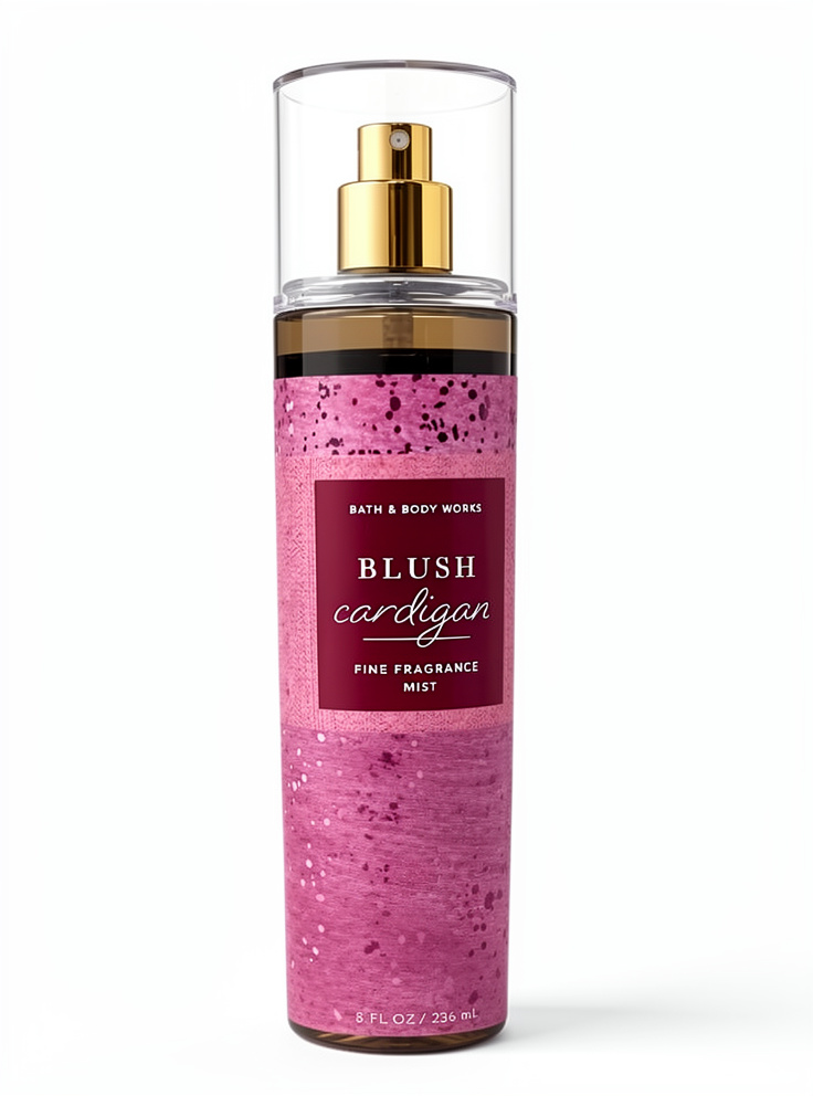 BATH AND BODY BLUSH CARDIGAN SPLASH
