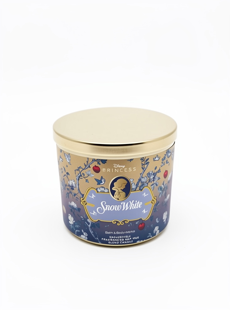 BATH AND BODY SNOW WHITE CANDLE