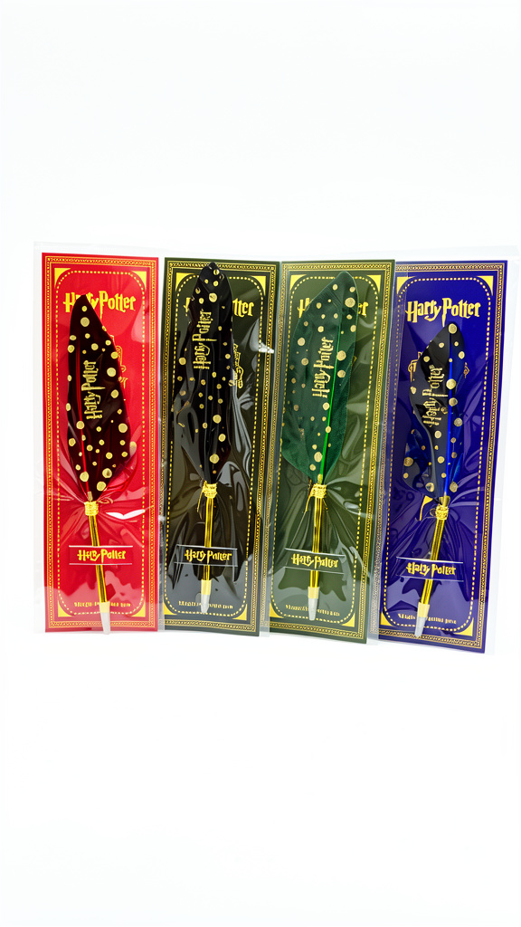 Plumas de plumas de ave Harry Potter (Men: $40 May: $35 Doc: $30)