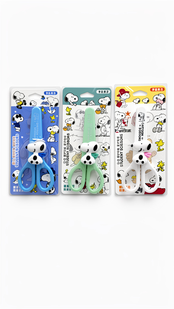 Tijeras escolares de snopy 30pz (Men: $30 May: $25 Caj: $22)