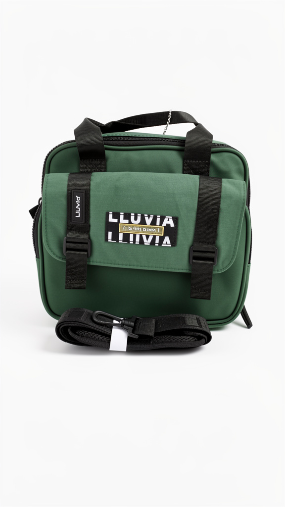 Lonchera juvenil lluvia color verde olivo