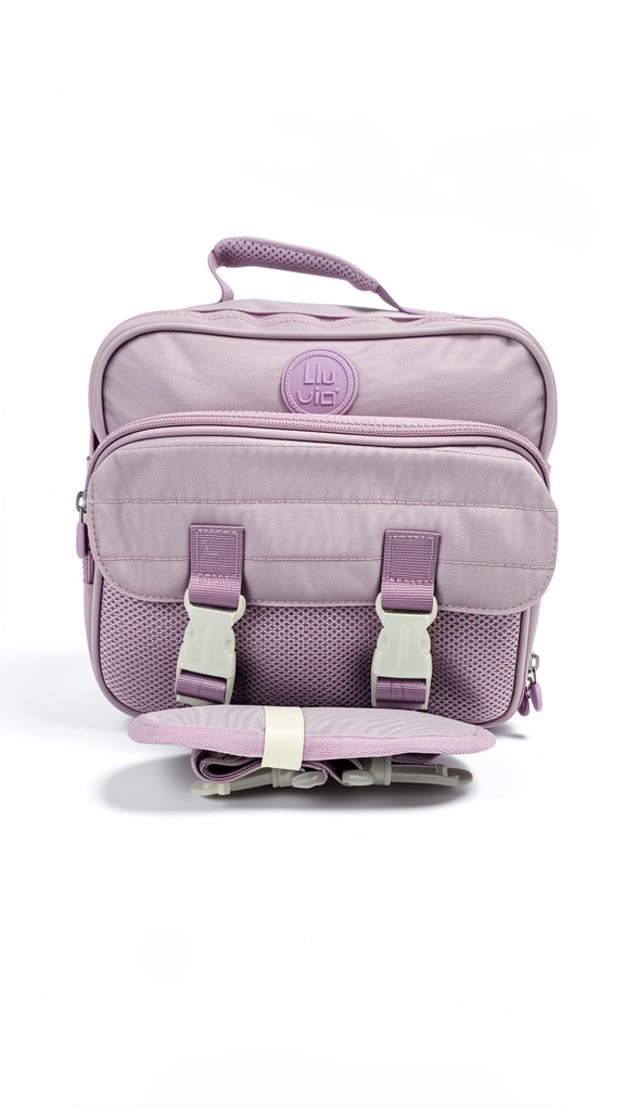 Lonchera juvenil Lluvia color morado pastel