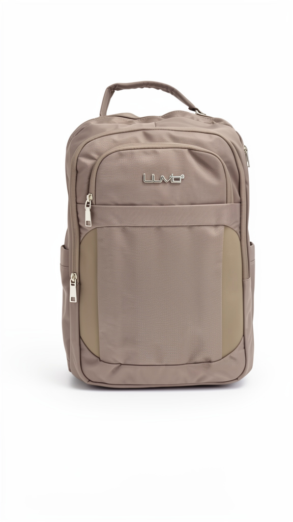 Mochila juvenil mini color beige