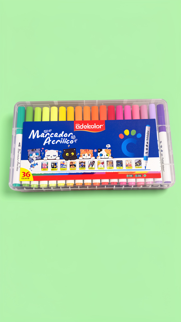 Plumones en acrilico Odekolor 36 colores (Men: $120 May: $110 Doc: $100