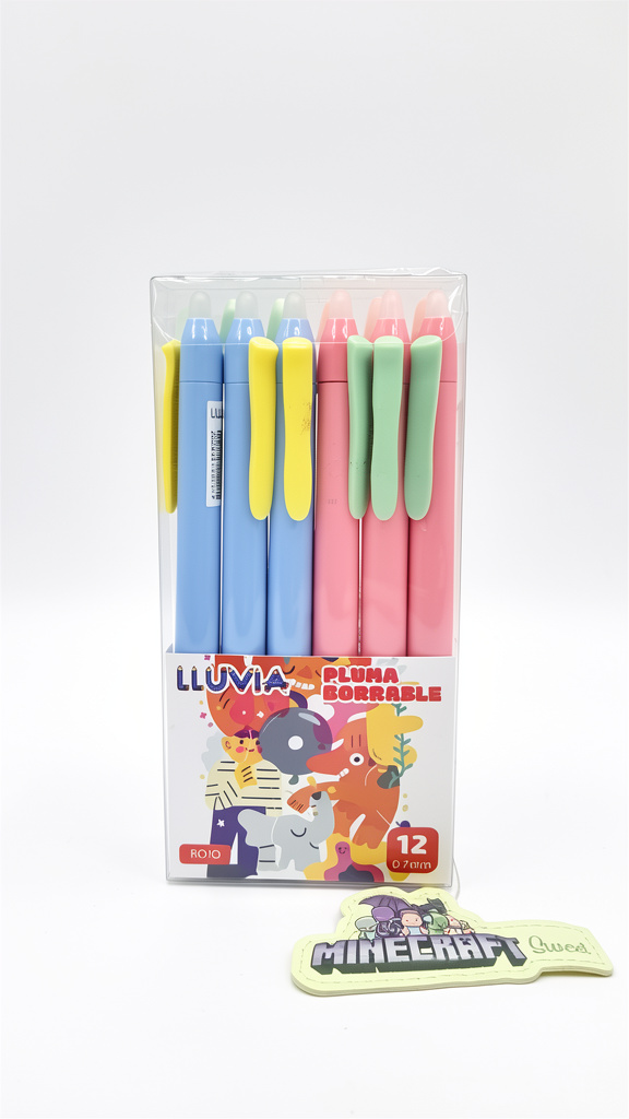 Plumas Borrables Lluvia Retráctiles tinta roja punta fina (Men: $100 May: $90 Doc: $85)