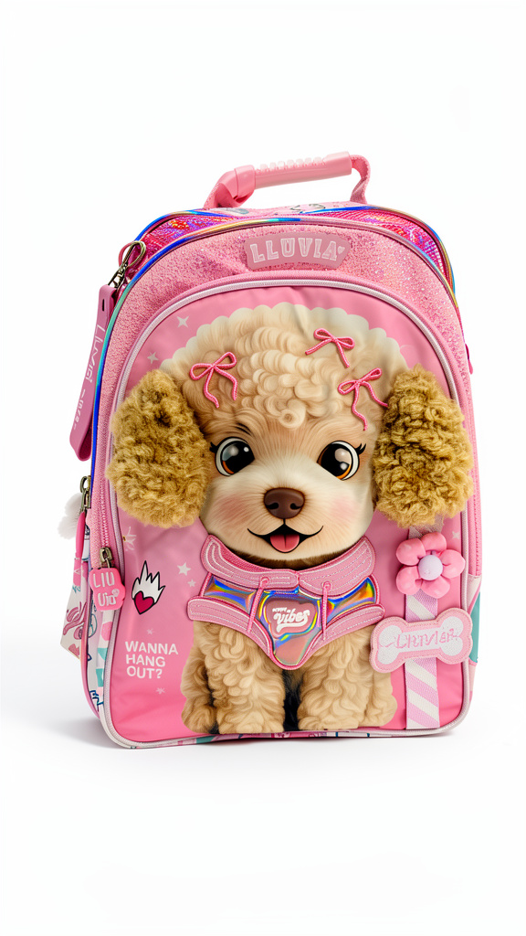 Mochila Primaria Infantil Lluvia de perrito