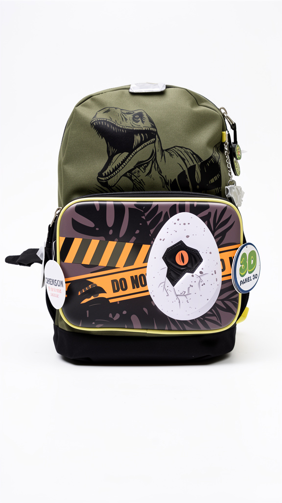 Mochila primaria verde olivo T-rex