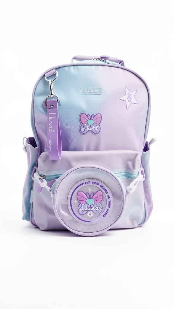 Mochila lluvia juvenil mariposa