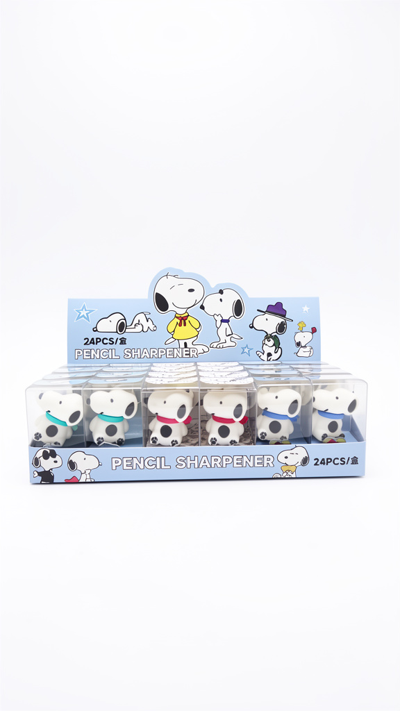 Sacapuntas de snopy 24pz (Men: $25 May: $20 Caj: $16)