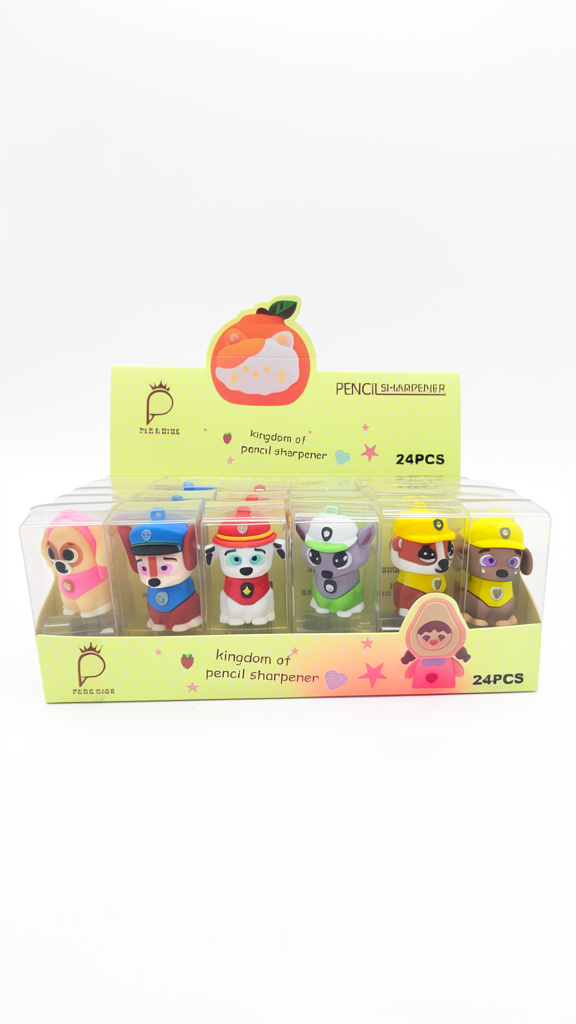Sacapuntas de Paw Patrol 24pz (Men: $20 May: $17 Caj: $15)
