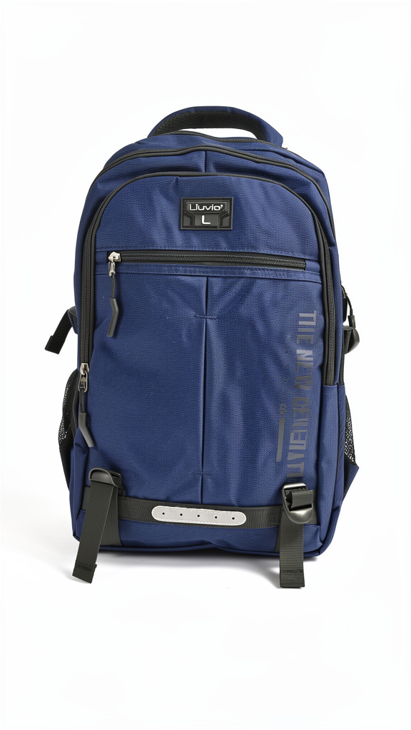 Mochila juvenil lluvia azul fuerte