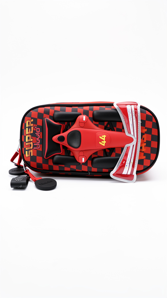 Lapicera infantil de la formula 1 roja