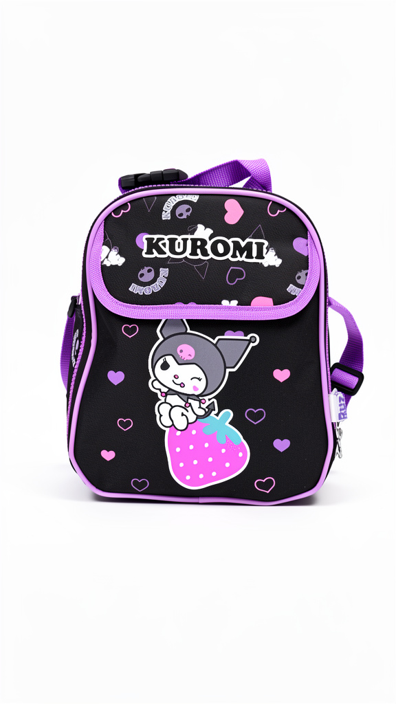 Lonchera de kuromi con fresa