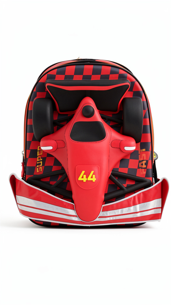 Mochila primaria formula 1 color rojo