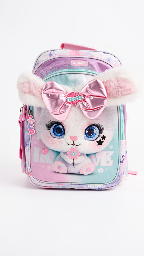 Mochila primaria de conejita