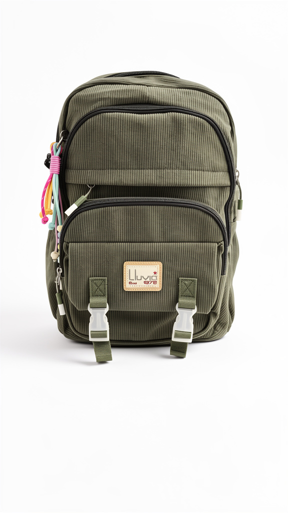 Mochila primaria lluvia verde olivo