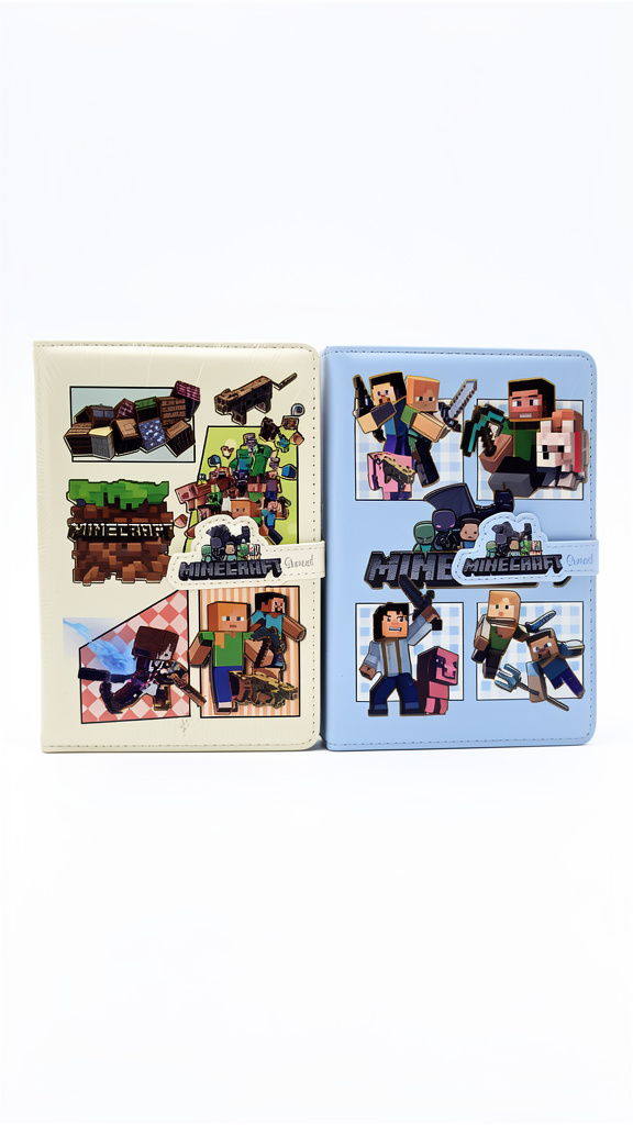 Libreta decorada de Minecraft (Men: $90 May: $80 Doc: $75)