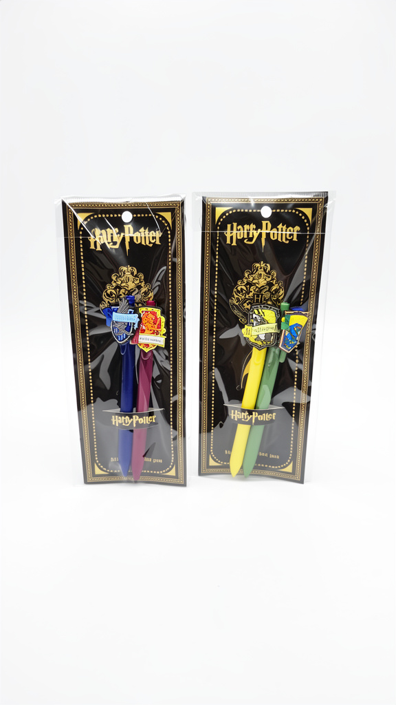 Plumas de las casas de Harry Potter tinta negra 12pz (Men: $35 May: $30 Doc: $25)