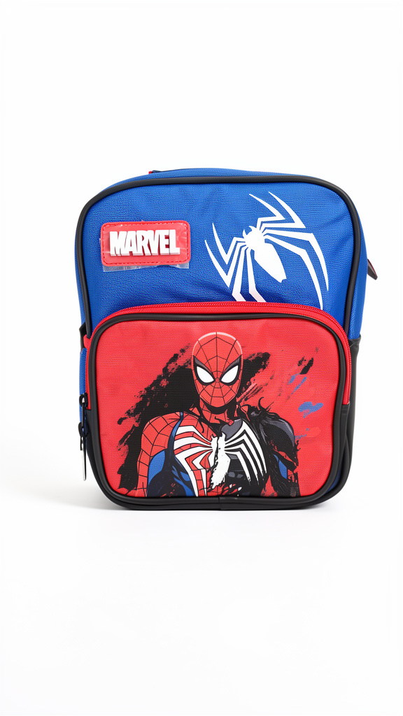 Lonchera chenson spiderman rojo con azul