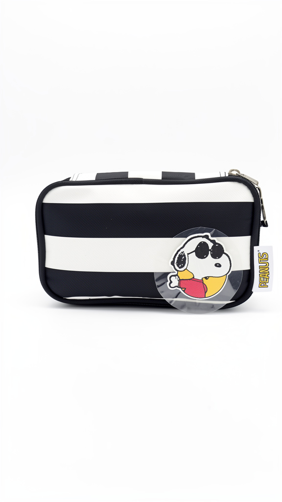 Lapicera de snopy blanco con negro
