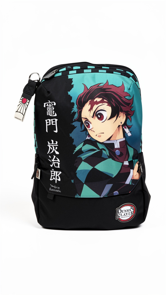 Mochila Primaria Demon Slayer Tanjiro Ramado