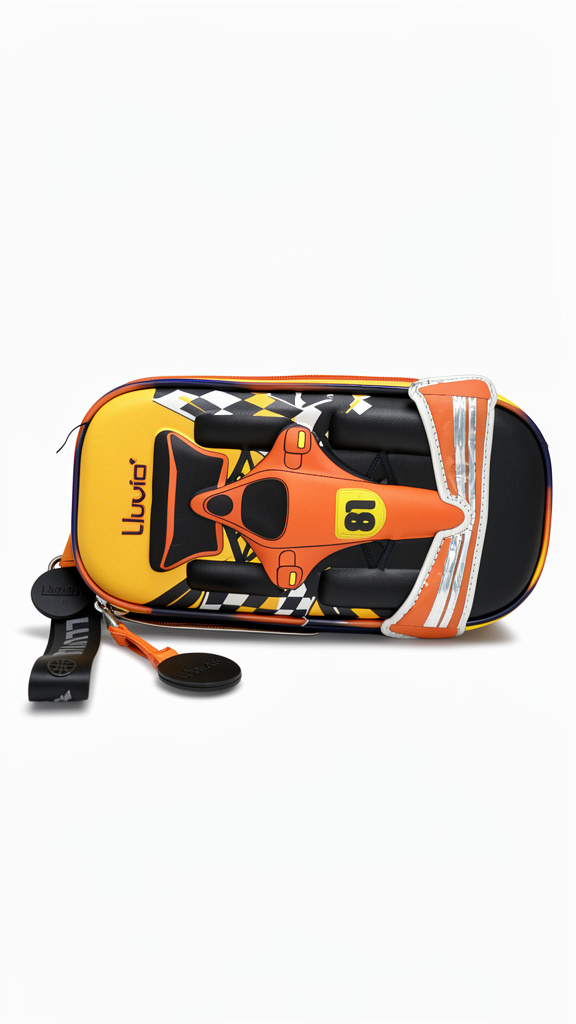 Lapicera infantil Formula 1 naranja