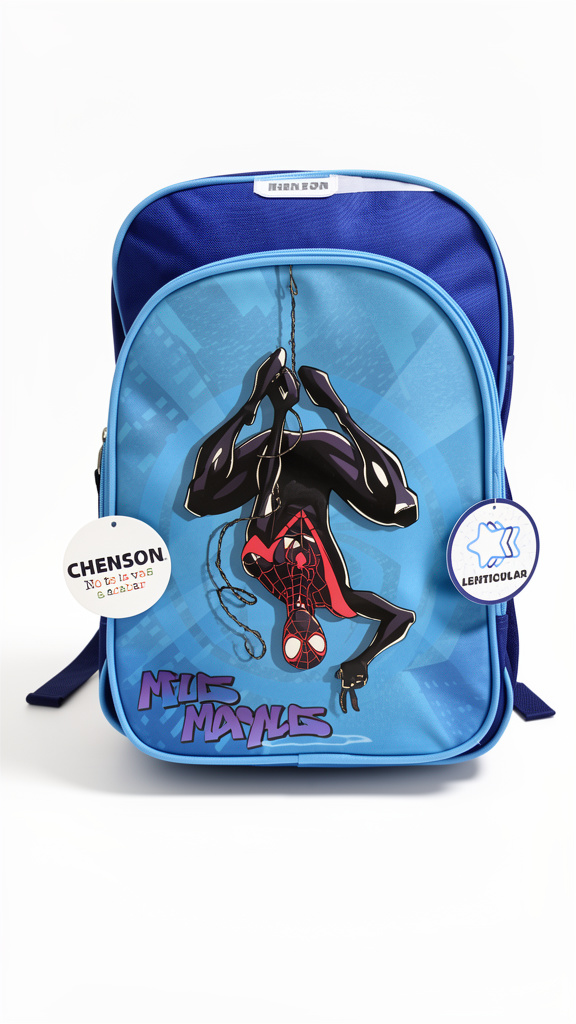 Mochila primaria chenson spiderman azul
