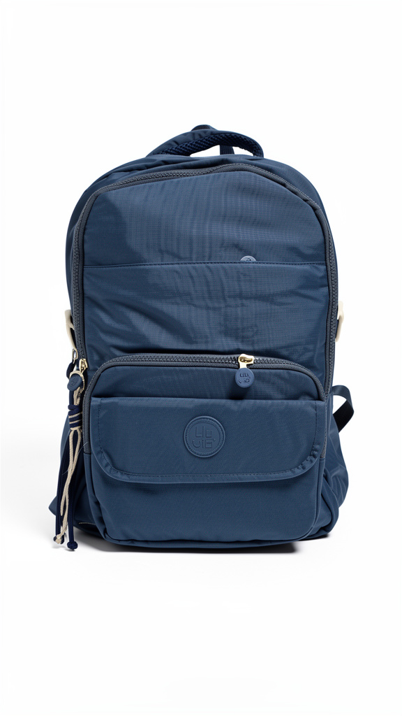 Mochila juvenil Lluvia color azul petróleo tipo kippling