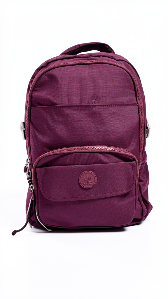Mochila juvenil Lluvia color vino tipo kippling