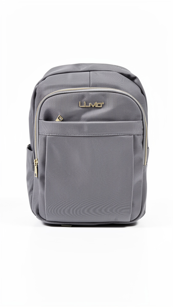 Mochila juvenil mini color gris