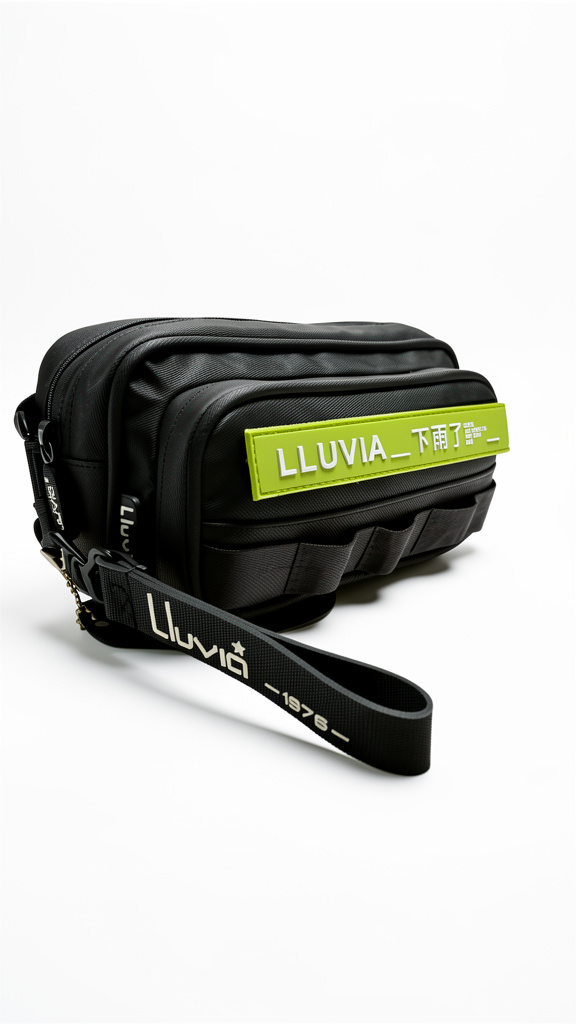 Lapicera juvenil Lluvia negro con verde