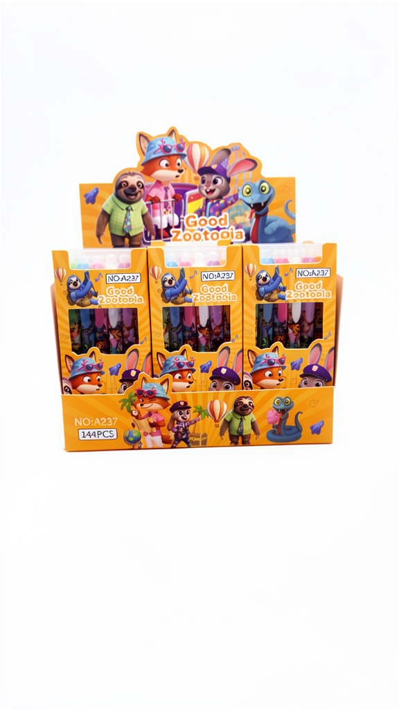 Plumas borrables tinta negra Zootopia (Men: $85 May: $70 Caj: $65)