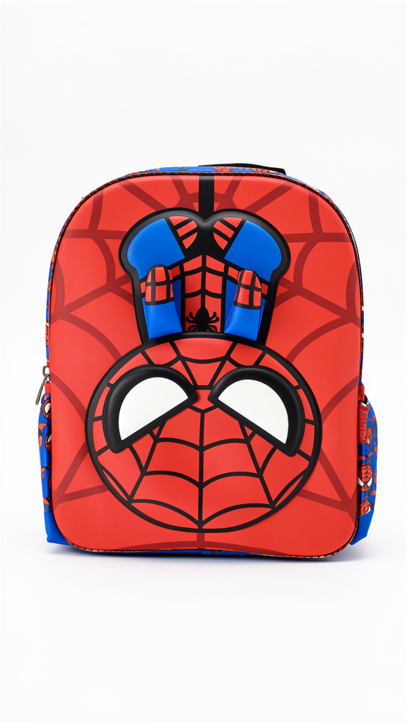 Mochila infantil de Spiderman Caricatura con luz