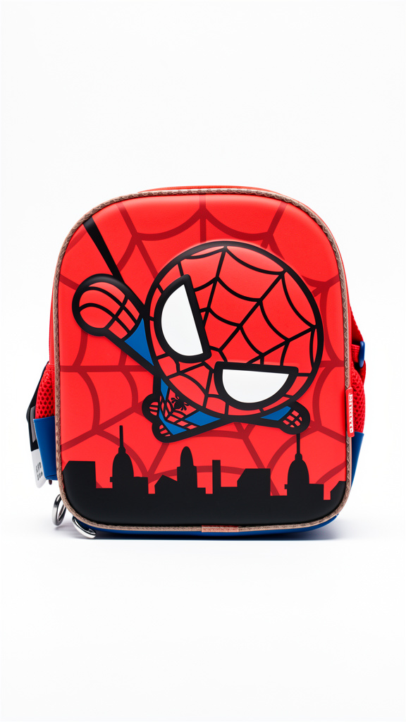 Lonchera infantil de Spiderman caricatura