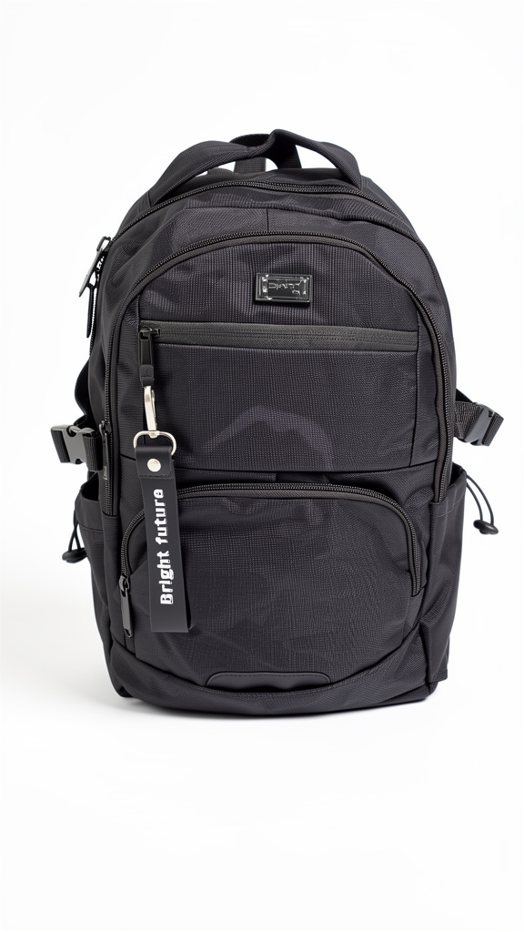 Mochila juvenil Lluvia camuflageada color negro