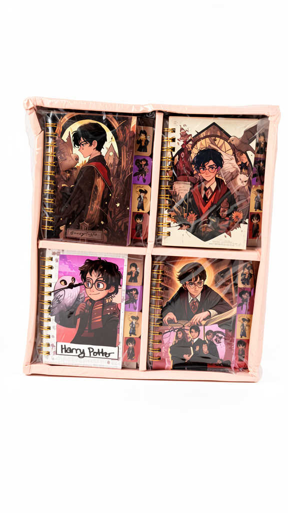 Libretas minis decoradas de Harry Potter 24pz (Men: $25 May: $20 Caj: $16)