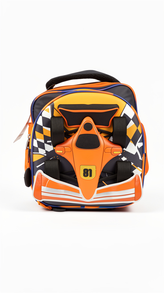 Lonchera de la formula 1 color naranja