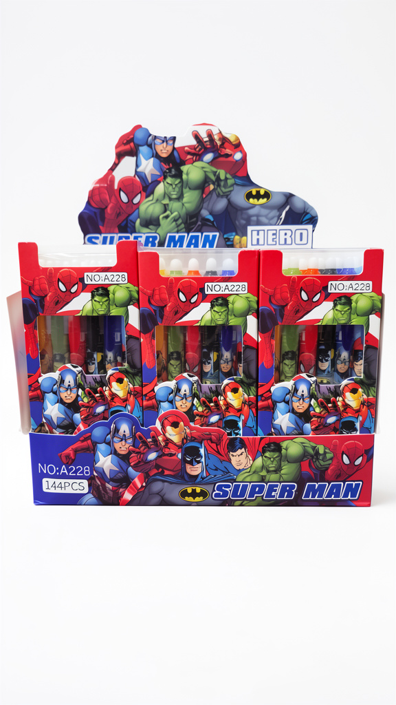 Plumas borrables tinta negra avengers (Men: $85 May: $70 Caj: $65)