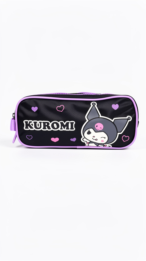 Lapicera kuromi de dos cierres